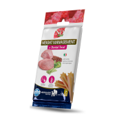 Дентални лакомства за контрол на теглото N&D Dog Dental Treat Weight Management Adult Medium and Maxi за кучета от средни и едри породи с киноа, агнешко, броколи и аспержи 100 гр